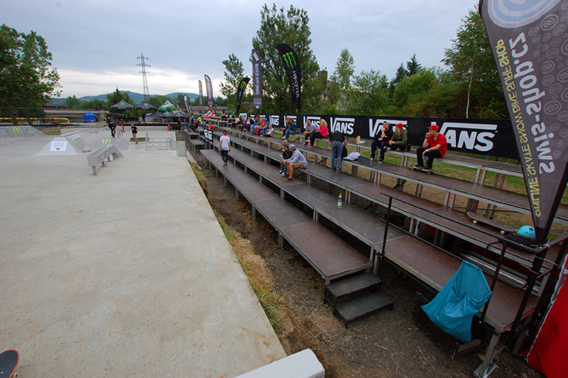 Tribuny Skate Park Beroun