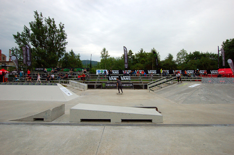 Tribuny Skate Park Beroun