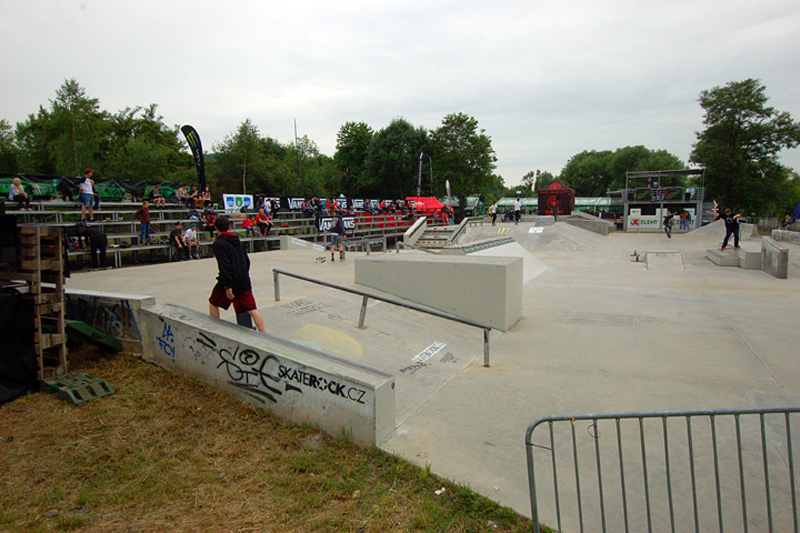 Tribuny Skate Park Beroun