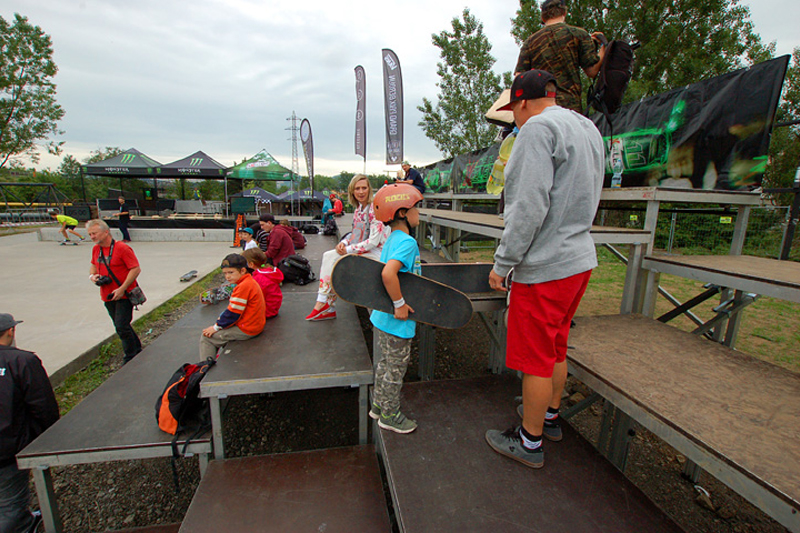 Tribuny Skate Park Beroun
