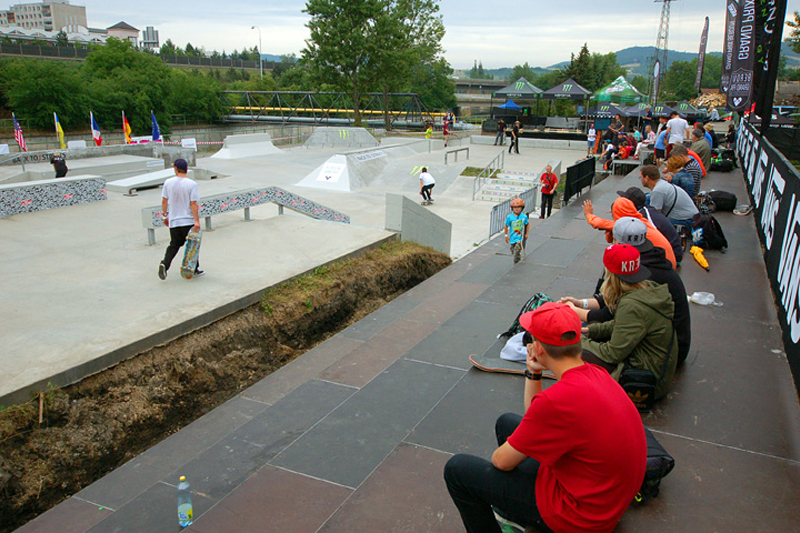 Tribuny Skate Park Beroun