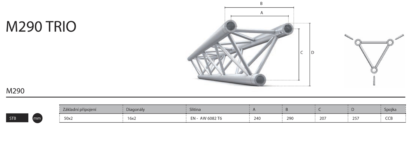 004 - M290 Trio - 2 m