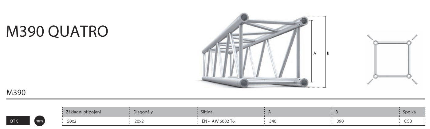 004 - M390 Quatro - 2 m