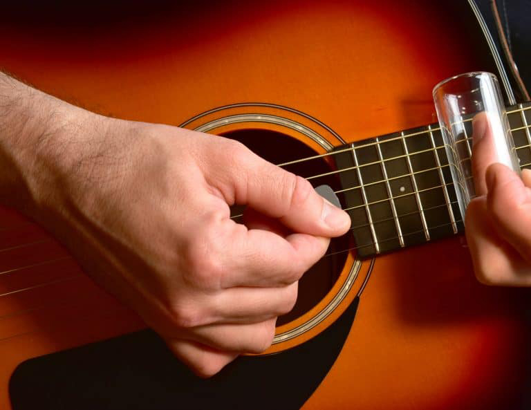 S038 - GS032 - Slide guitar - sklo