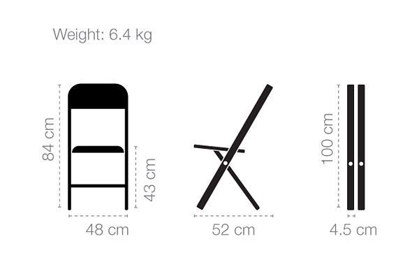 025 - 2000 S - Židle - hlediště