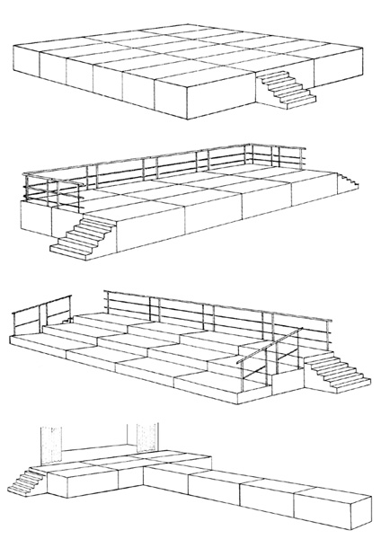 05 - JP03 - Jevištní plošina standard