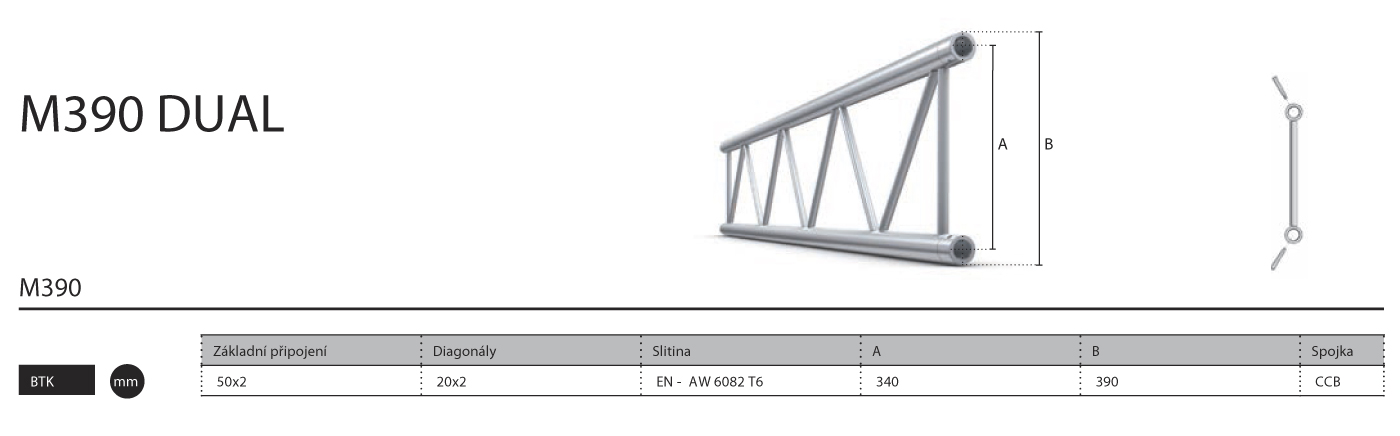 001 - M390 Dual - 0,5 m