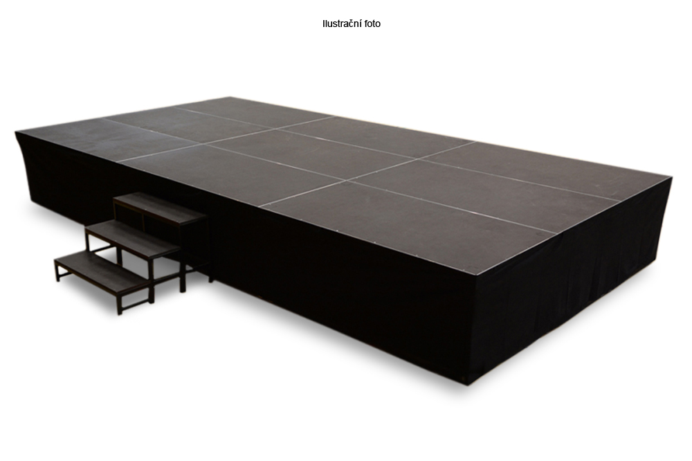 Pódium 6x4 m / v. 40-60cm