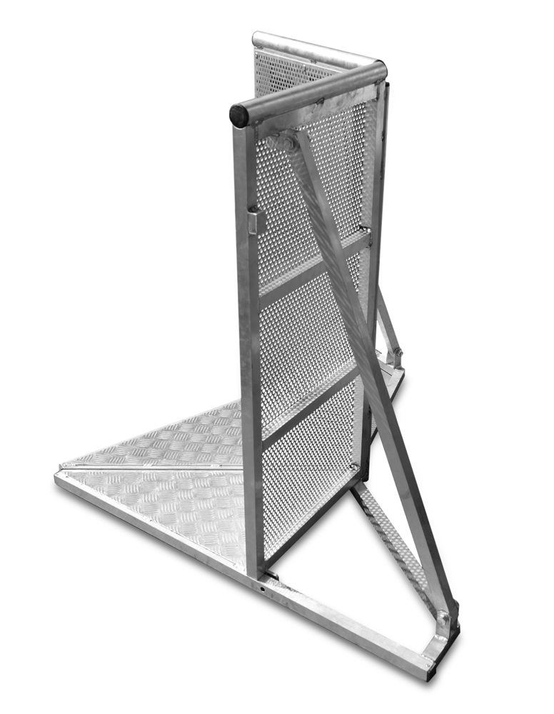 08 - ZPN AL 04 - Nášlapná zábrana rohová - AL slitina