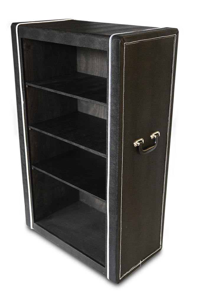 0017 - W1050 - Policová skříň - regál 60x32x100 cm - kůže