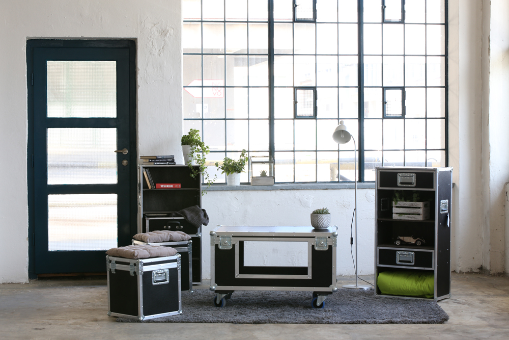 0012 - FF012 - Policová skříň - regál se šuplíky